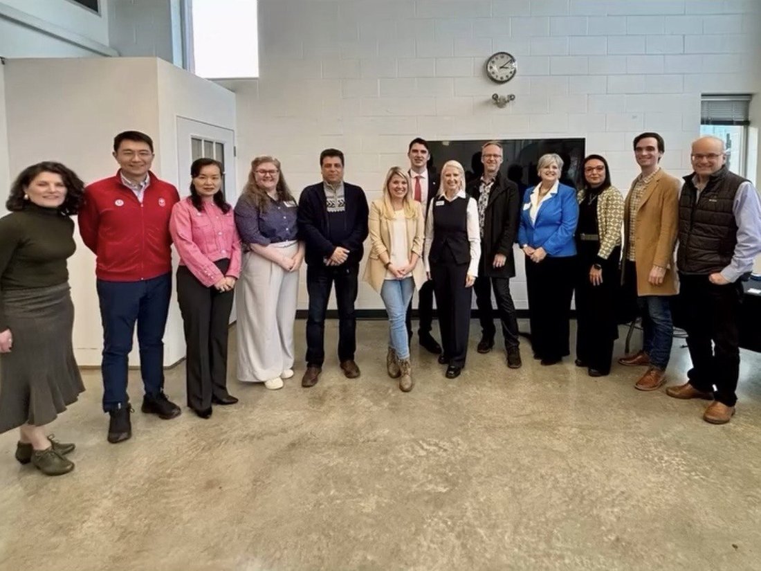 Community gathering with local leaders